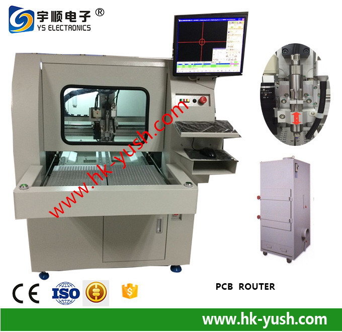 Vision Added Automatic Multiple Blade PCB Singulation